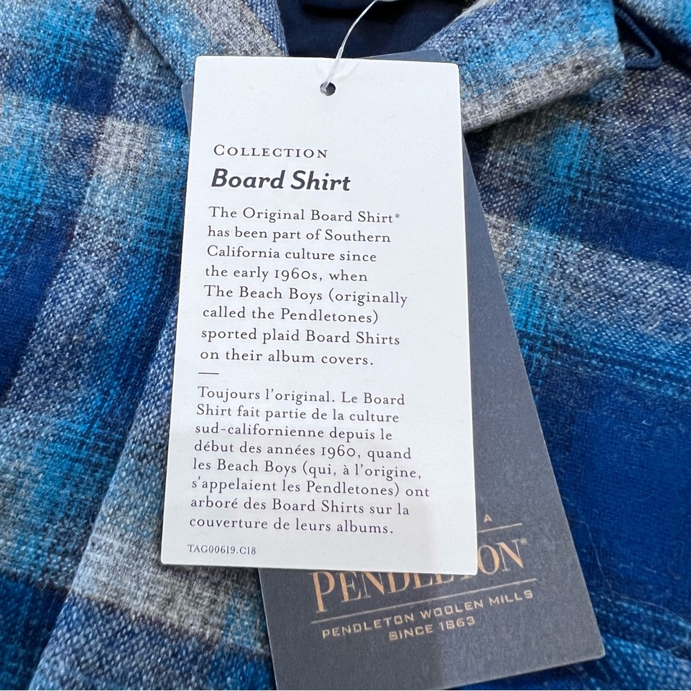 Pendleton THE ORIGINAL BOARD SHIRT 100% Virgin Wool - Picture 10 of 16